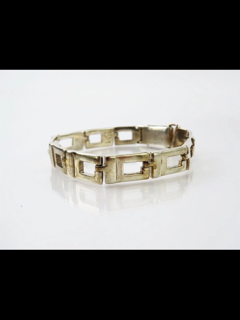 Gucci Geometric Link Bracelet - Silver Tone